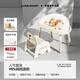 月亮故事LUNASTORY花生桌兒童積木桌寶寶學(xué)習桌可升降桌椅幼兒園游戲桌子學(xué)習桌椅 【套裝畫(huà)板款】積木畫(huà)板桌椅【積木學(xué)習繪畫(huà)磁貼多用】