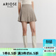 艾諾絲雅詩(shī)ARIOSEYEARS春秋新款小短裙百褶裙半身裙女學(xué)院風(fēng)JK裙10123505 燕麥色 XL （建議體重115-125斤）