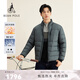 beanpole90%鵝絨BEANPOLE濱波 秋冬男士廳局商務(wù)風(fēng)通勤休閑發(fā)熱羽絨服外套 灰色 M 175/92A