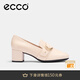 愛(ài)步（ECCO）樂(lè )福鞋女 簡(jiǎn)約百搭優(yōu)雅淺口粗跟正裝單鞋高跟鞋女 型塑290953 石灰色29095301378 36 （尺碼偏大）