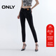 ONLY2025夏季新款個(gè)性腳口毛邊高腰緊身九分褲牛仔褲女|125349025 J09 深牛仔灰色 S S標準褲長(cháng)