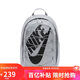 耐克（NIKE）男女雙肩包背包 大容量旅行包電腦書(shū)包休閑包DV1296-012 灰色