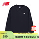 NEW BALANCE男款潮流百搭簡(jiǎn)約舒適長(cháng)袖套頭衫MT53529 BK XL