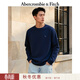Abercrombie & Fitch經(jīng)典小麋鹿圖案美式棉質(zhì)圓領(lǐng)套頭長(cháng)袖T恤25秋冬男裝124-5565 海軍藍 M (180/100A) 尺碼偏大，建議小一碼