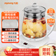 九陽(yáng)（Joyoung）養生壺迷你玻璃花茶壺煮茶器 12大功能11檔溫度 0膠水恒溫電熱燒水壺1.5L 1506BQ