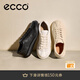 愛(ài)步（ECCO）板鞋女 時(shí)尚潮流百搭簡(jiǎn)約輕盈系帶牛皮休閑鞋 柔酷220263 HL 黑色22026301001 37