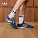 adidas「T頭鞋」R71復古經(jīng)典薄底運動(dòng)鞋男女阿迪達斯官方三葉草   深藍/灰色/白色   42