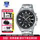 卡西歐（CASIO）防水商務(wù)休閑男士手表 EFR-304男表送男友禮物 EFR-304D-1A地球表盤(pán)