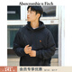 Abercrombie & Fitch經(jīng)典小麋鹿圖案美式復古抓絨套頭連帽衛衣25秋冬男裝122-5536 黑色 2XL (185/124A)