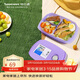 特百惠（Tupperware）思麗康飯盒1L學(xué)生上班族帶飯便攜午餐分格可微波爐 冰沙紫
