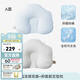 ibaby恒溫云朵新生兒定型枕頭雙面嬰兒頭型糾正矯正寶寶枕頭0-3歲四季 【推薦0-3歲】 晴空藍