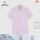 布克兄弟（BrooksBrothers）[易打理]男士春夏免燙條紋休閑修身襯衫