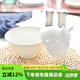 隆達骨瓷陶瓷餐具 純白碗飯碗面碗湯碗 簡(jiǎn)約健康家用實(shí)用 微波爐碗 拉面碗 純白5.5英寸高腳碗 4只裝