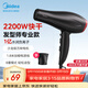 美的（Midea）1億負離子護發(fā)電吹風(fēng) 家用/發(fā)廊吹風(fēng)機 2200W大功率快干不傷發(fā)吹風(fēng)筒 FJ100黑  節日/生日禮物