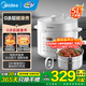 美的（Midea）0涂層電壓力鍋去腥提鮮 煮飯煲粥燉肉快速飯雜糧飯 多功能菜單智能預約三種口感 開(kāi)蓋煮大火收汁 【高壓析味 去腥提鮮】 5L