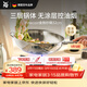 WMF福騰寶無(wú)涂層不銹鋼炒鍋炒菜鍋平底電磁爐火金剛32cm不銹鋼不虛標