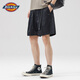 Dickies高端潮流男裝短褲夏季新款美式百搭痞帥高街休閑寬松闊腿半截褲子 黑色 【官方正品】 XL
