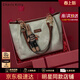 CharisKitty旗艦店小c&k托特包包女包2026新款單肩包生日情人節520禮物送女友 灰色Gray-【限定紅禮盒+拉菲草+禮袋】