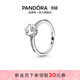 潘多拉（PANDORA）時(shí)刻閃耀戒指925銀高級優(yōu)雅簡(jiǎn)約透明寶石皇冠戒指生日禮物 聯(lián)系客服 了解尺碼 52MM(建議100-110斤)