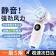 牧安寧高速手持小風(fēng)扇制冷多功能USB充電小型風(fēng)扇掛脖桌面學(xué)生宿舍床頭空氣循環(huán)扇戶(hù)外迷你折疊隨身攜帶 【復古米】超大風(fēng)力丨100檔可調丨常規款