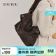 toutou2025新款女包絲絨托特包疊疊大百搭通勤單肩腋下包生日禮物