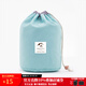 翻譯官行李旅行收納袋多功能洗漱包韓版便攜式大容量束口化妝包收納 天藍色