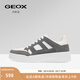 GEOX杰歐適女鞋早春真皮時(shí)尚百搭撞色休閑鞋女白鞋板鞋單鞋潮 灰色 38