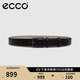 愛(ài)步（ECCO）休閑男士皮帶禮盒商務(wù)正裝金屬扣腰帶910589390000黑色100cm