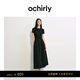OCHIRLY【熱銷(xiāo)補貨】A字黑色連衣裙長(cháng)裙法式氣質(zhì)流行穿搭25季尖貨 黑色 M