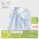戴維貝拉【商場(chǎng)同款】?jì)和r衫夏裝女童甜美薄款短袖襯衣
