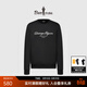 比音勒芬【輕柔彈力】秋季時(shí)尚男士簡(jiǎn)約字母印花T恤百搭圓領(lǐng)長(cháng)袖套頭衛衣 07黑 M