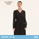 歌莉婭（GOELIA）Gloria/歌莉婭   三醋酸拼接連衣裙  1A7L4K680 00B黑色 M