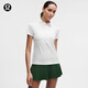 lululemon丨女士運動短袖休閑Polo衫 *平直下擺 LW3KLES 白色 S /6