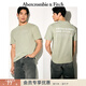 Abercrombie & Fitch【經(jīng)典LOGO】男裝25夏美式復古重磅圓領(lǐng)短袖T恤123-5029 淺綠色 L 180/108A)