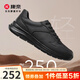 康奈（kangnai）男士健步鞋2026年新款春季休閑運動(dòng)鞋牛皮通勤男鞋18161054 黑色 41