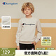 Champion冠軍男女童加絨圓領(lǐng)衛衣2025秋季新款保暖休閑運動(dòng)兒童上衣外套