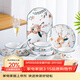 康琴（KANGQIN）新款北歐風(fēng)格餐具網(wǎng)紅創(chuàng  )意碗碟套裝家用陶瓷碗碟盤(pán)精致餐具組合 迷彩小鹿18件套【一湯碗一湯勺】