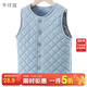 多妙屋女童馬甲秋冬兒童背心男童坎肩中大童保暖馬夾冬季夾棉加厚童裝 牛仔藍 81605 150 cm