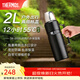 膳魔師（THERMOS）戶(hù)外便捷旅行壺304真空不銹鋼保溫壺露營(yíng)車(chē)載水壺大容量2LSK-2020 黑色 2000ml