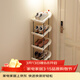 安爾雅簡(jiǎn)易鞋架子家用門(mén)口墻角鞋柜多層夾縫小型宿舍客廳拖鞋架 5層