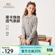 英氏（YEEHOO）兒童裙子女童連衣裙春季時(shí)尚休閑學(xué)院風(fēng)百褶裙春裝新款中大童裝 裙擺學(xué)院花灰 170
