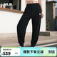 MLB運動(dòng)褲男女小LOGO束腳長(cháng)褲汪蘇瀧同款女神節3APTB0154-50BKS-S