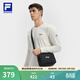 FILA 斐樂(lè )官方男包挎包冬季新款健身運動(dòng)單肩包斜挎包隨身包 正黑色-BK XS