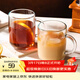 帕莎帕琦進(jìn)口抗菌玻璃杯鋼化啤酒咖啡杯熱茶水杯可微波爐330ML2只55753-2
