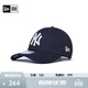 NEW ERA紐亦華MLB側標棒球帽新款男女情侶NY彎檐硬頂帽子940 60509700-藏青色 紐約洋基隊 OSFM