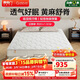 喜臨門(mén)城市愛(ài)情大白Lite H2床墊 黃麻獨立彈簧舒脊席夢(mèng)思 1.5x1.9米偏硬