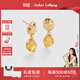Amber Lollipop安鉑洛利水晶耳環(huán)女士耳釘耳墜耳飾生日520情人節禮物送女友老婆 黃色（流光至境系列）