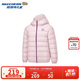 Skechers斯凱奇秋冬新款兒童舒適保暖中性風(fēng)短款梭織羽絨外套上衣P425K048