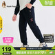 暇步士（Hush Puppies）童裝男童長(cháng)褲大童寬松休閑褲兒童學(xué)院風(fēng)運動(dòng)褲 藏藍   140   