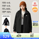 安踏四防三合一外套 女兩件套防潑水夾克防風(fēng)抓絨運動(dòng)上衣 【3.0-搖粒內膽】基礎黑-4 XL (女175)